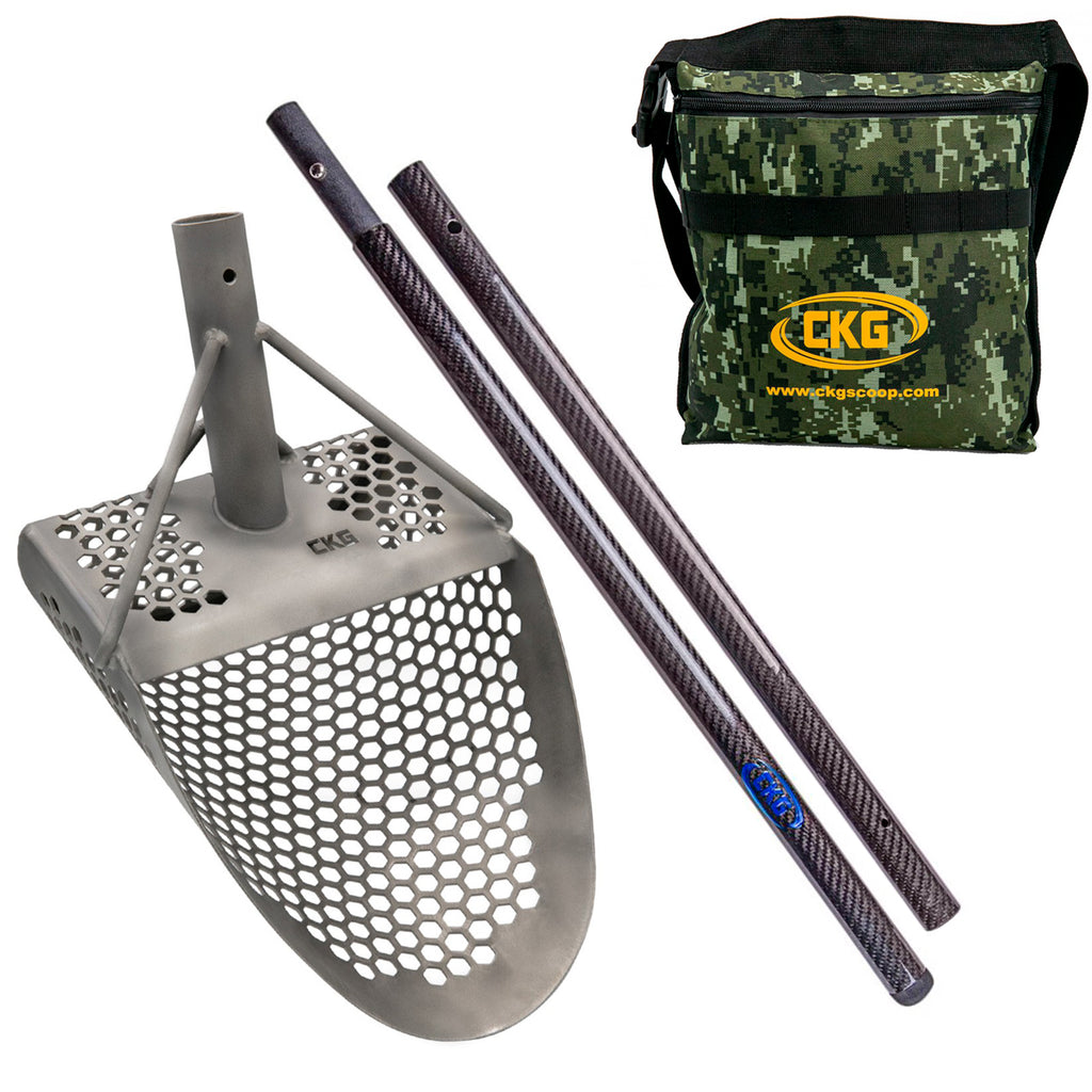 CKG Titanium Sand Scoop with Carbon Handle ckgscoop
