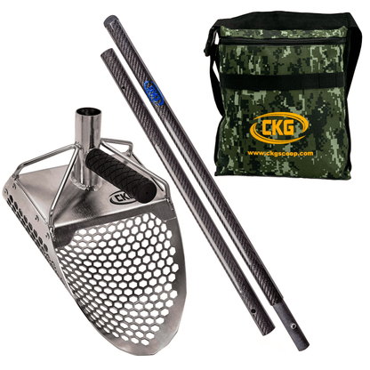 CKG 11x7 Sand Scoop with Carbon Handle