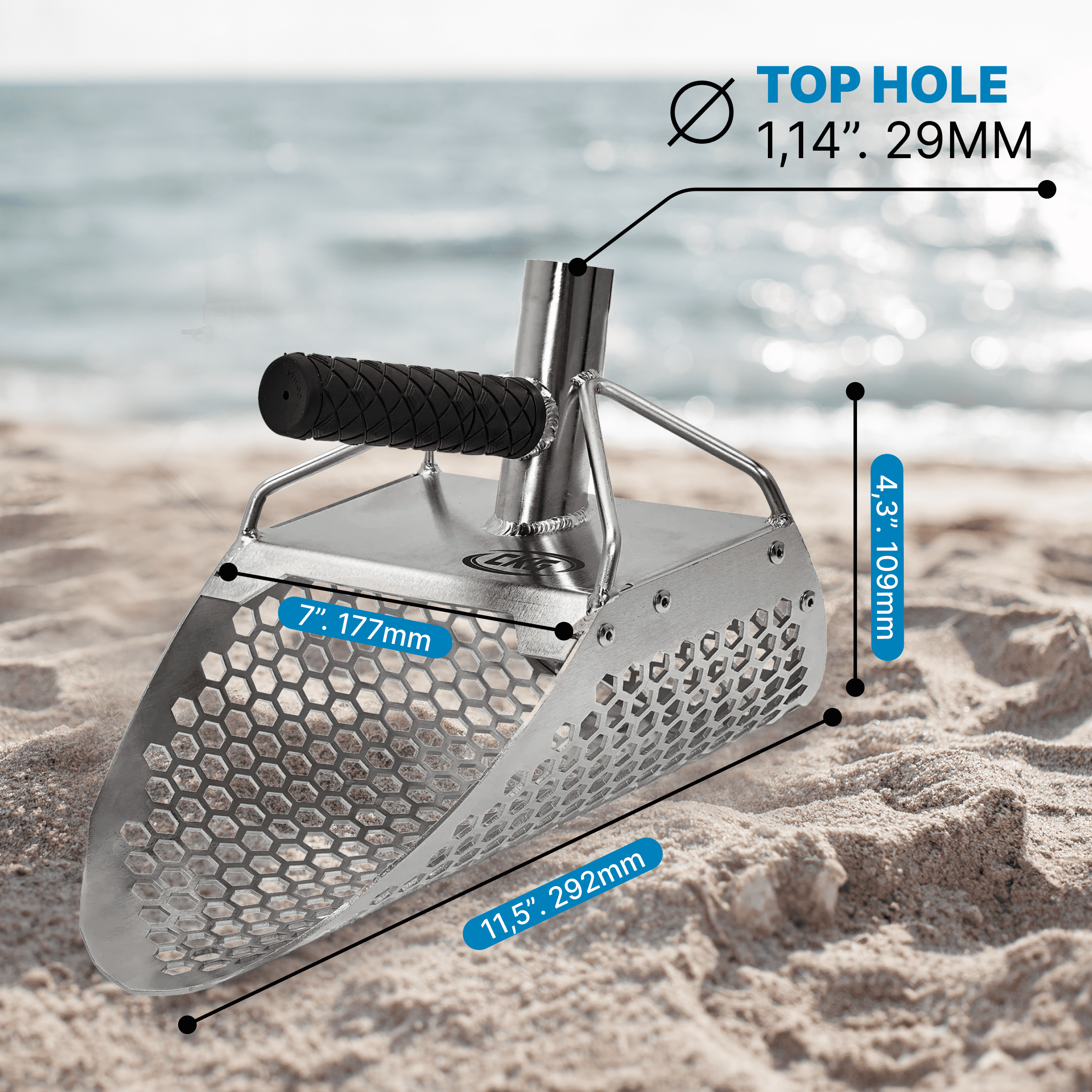 CKG 11x7 Sand Scoop