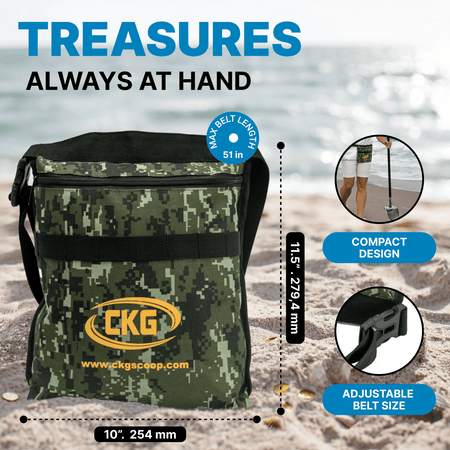 CKG 11x8 Sand Scoop with Carbon Handle