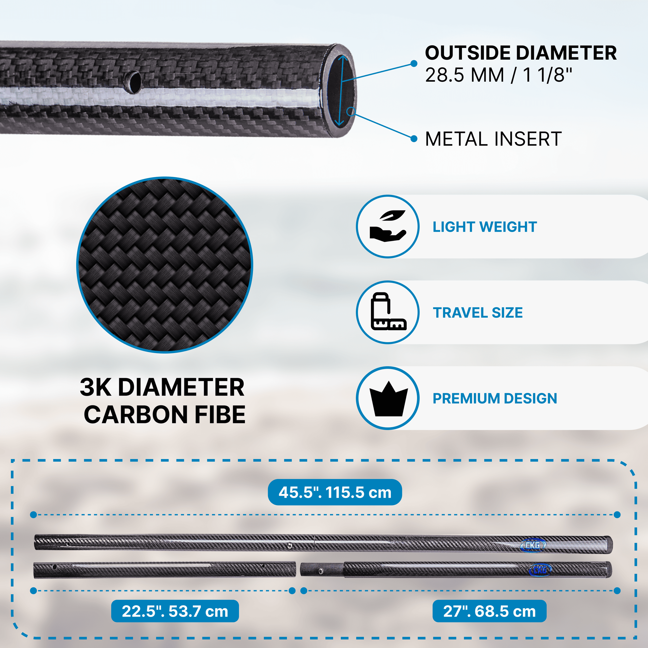 CKG Diving Sand Scoop with Carbon Handle