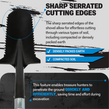 Carbon Metal Detecting Shovel