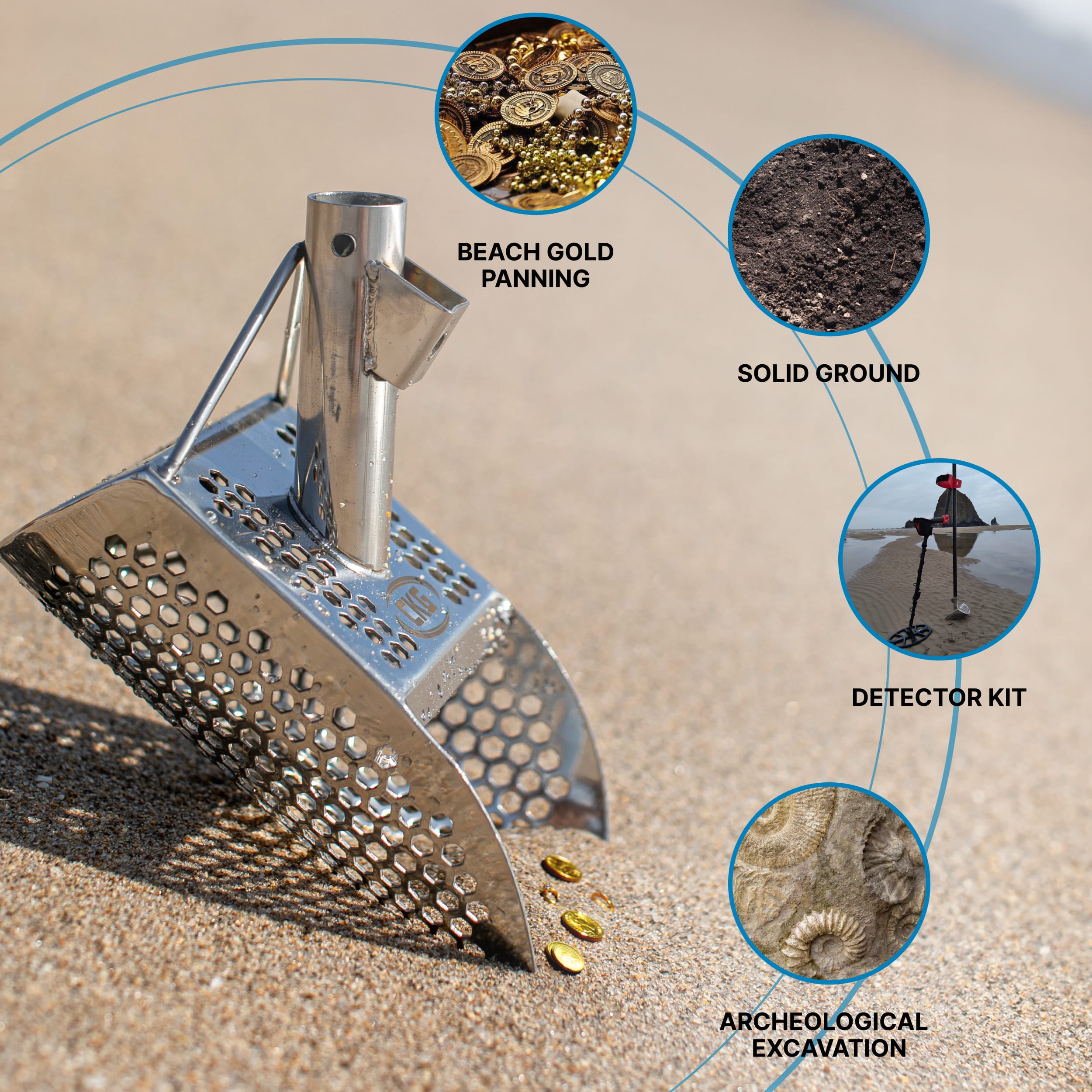 CKG Hex-7 Sand Scoop