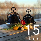 Traditional Afghan Kazan Pressure Cooker for Meat, Rice & Stews