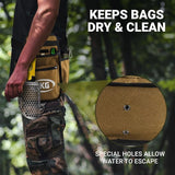 CKG Metal Detecting Finds Bag Waist Digger Pouch Tools, Khaki
