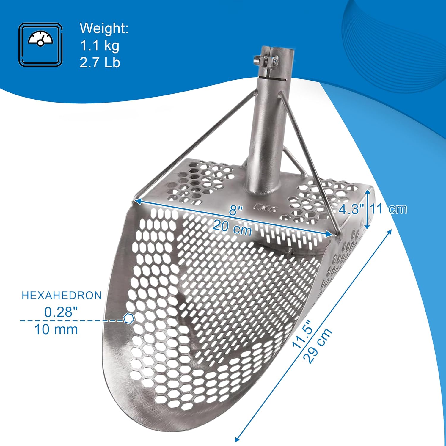 CKG Sand Scoop Stainless Steel Pro