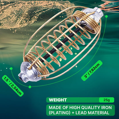 Spring Fishing Feeder Carp Сrucian Bream Tackle 10pcs