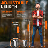 Double Serrated Blade Shovel