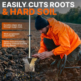 Double Serrated Blade Shovel
