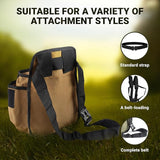 CKG Metal Detecting Finds Bag Waist Digger Pouch Tools, Khaki