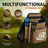 CKG Metal Detecting Finds Bag Waist Digger Pouch Tools, Khaki