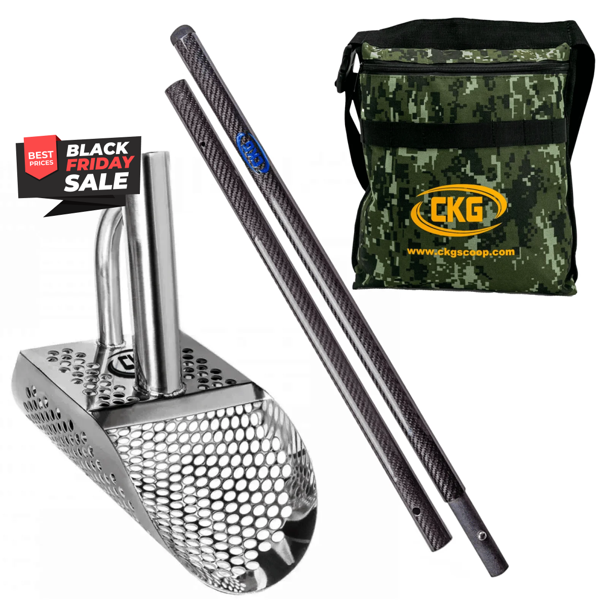 CKG Diving Sand Scoop with Carbon Handle