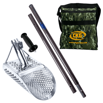 CKG Hex-7 Sand Scoop with Carbon Handle