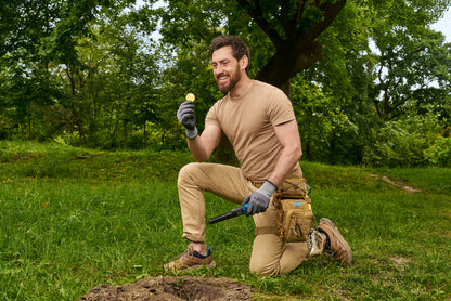 Khaki Metal Detecting Tool Bag – Tactical Waist Pouch