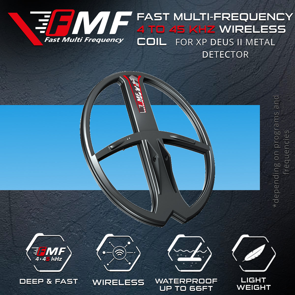 XP 13x11" FMF Search Coil for DEUS II & ICON - view 2