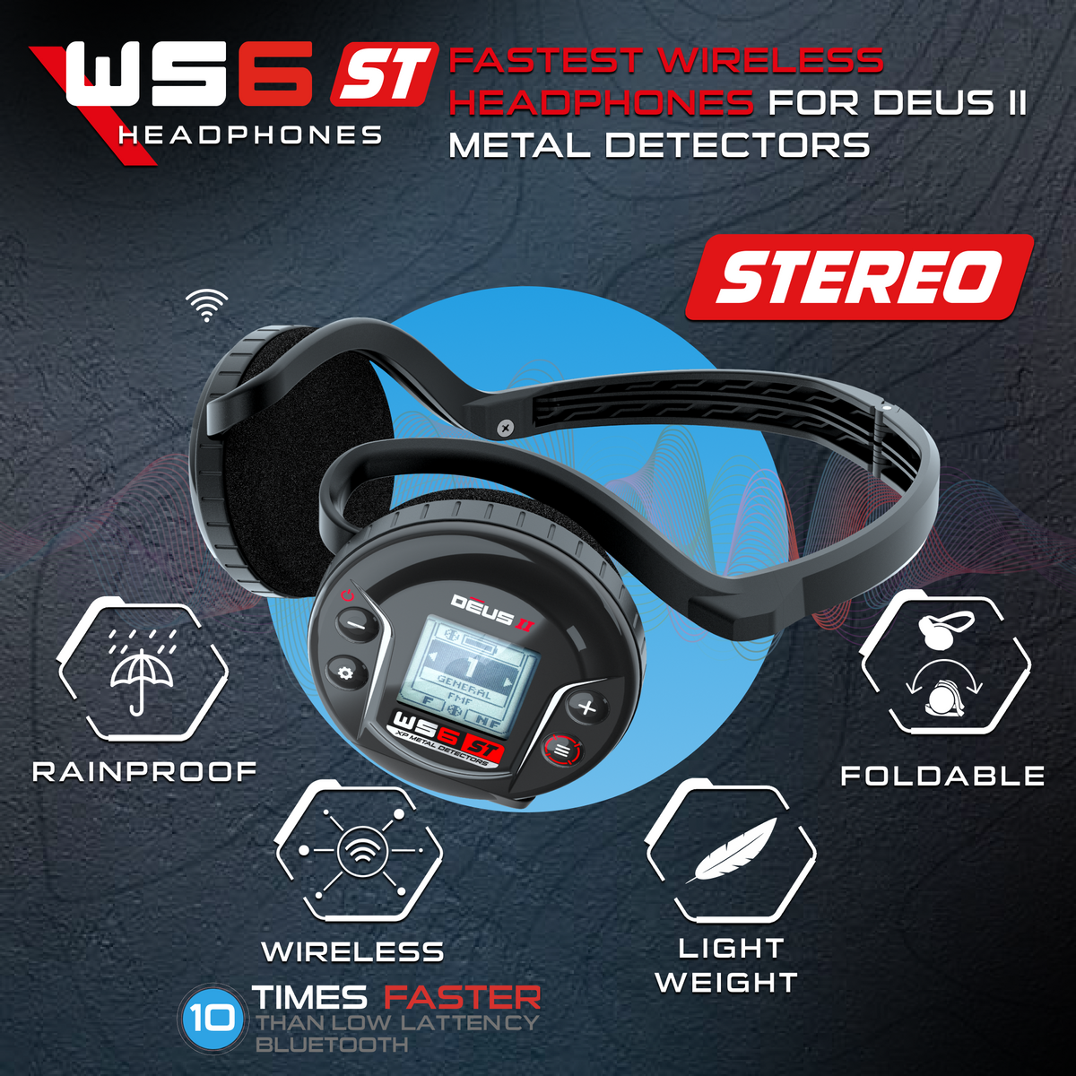 XP WS6 ST Wireless Headphones for DEUS II - view 2