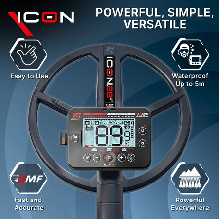 XP ICON Metal Detector with 11" FMF Coil & Remote - view 3