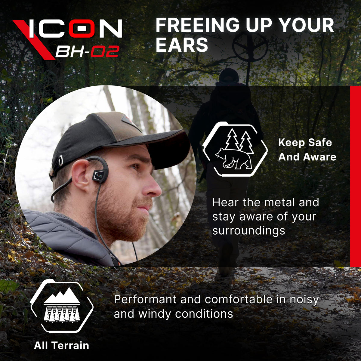 XP BH-02 Waterproof Bone Conduction Headphones for ICON - view 5