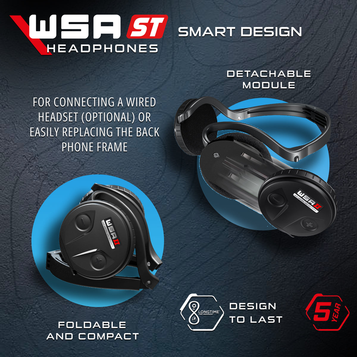 XP WSA ST Wireless Headphones for DEUS II & ICON - view 6