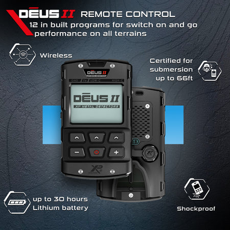 XP DEUS II Full ST Metal Detector – 11" FMF Coil, Remote & WS6 ST Headphones - view 4