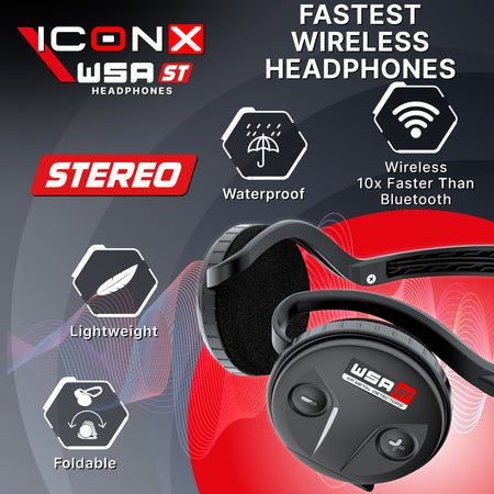 XP ICON X Metal Detector with WSA ST Wireless Headphones - view 7