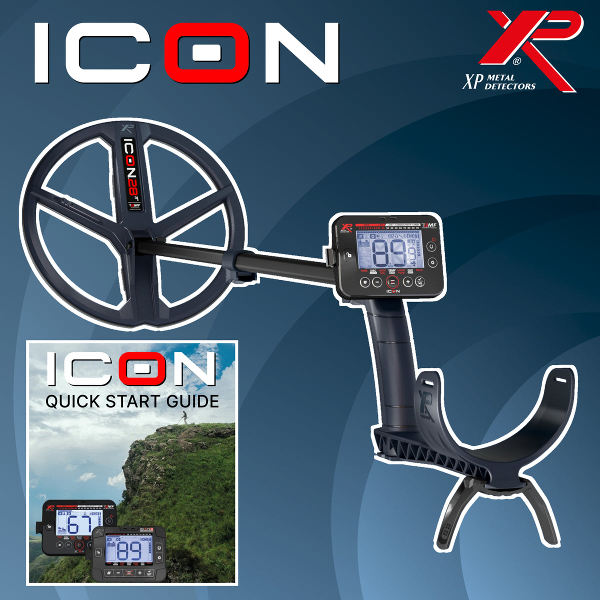 XP ICON Metal Detector with 11" FMF Coil & Remote - view 2