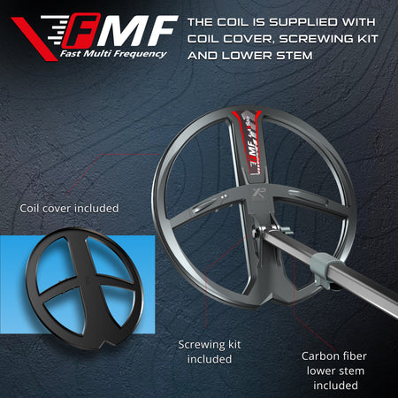 XP 9" FMF Search Coil for DEUS II & ICON - view 3