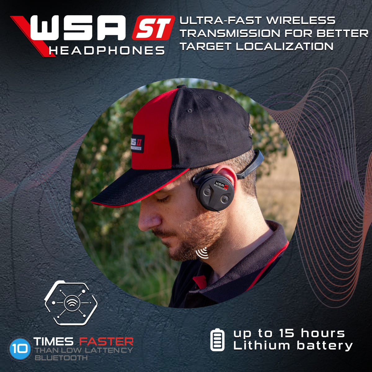 XP WSA ST Wireless Headphones for DEUS II & ICON - view 4