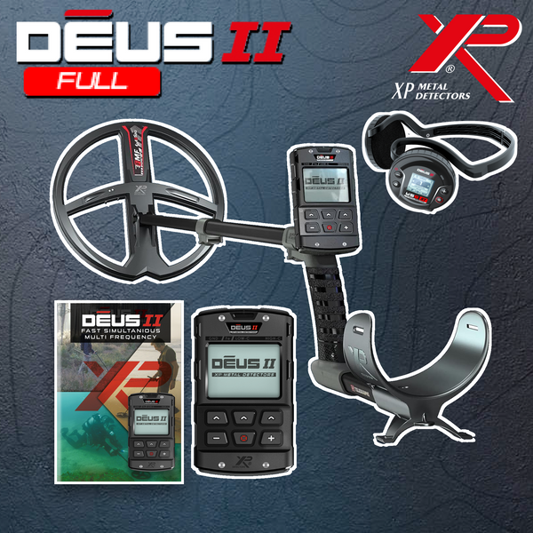 XP DEUS II Full ST Metal Detector – 11" FMF Coil, Remote & WS6 ST Headphones