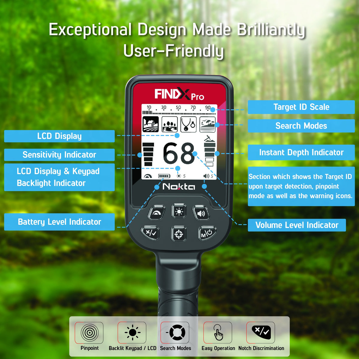 Nokta FindX Pro Metal Detector