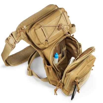 Khaki Metal Detecting Tool Bag – Tactical Waist Pouch