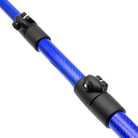 CKG Telescopic Carbon Shaft for Minelab Equinox Metal Detector Blue