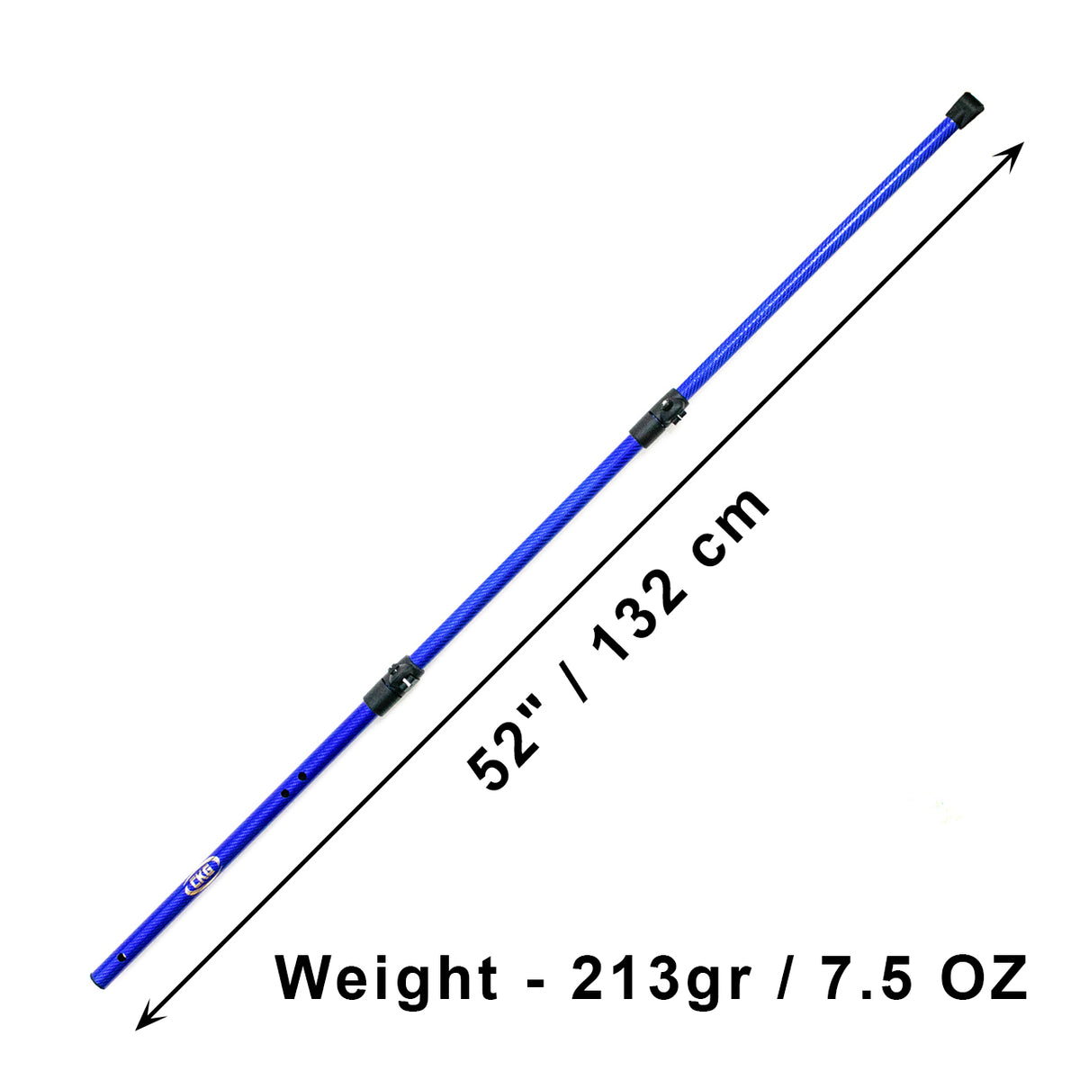 CKG Telescopic Carbon Shaft for Minelab Equinox Metal Detector Blue