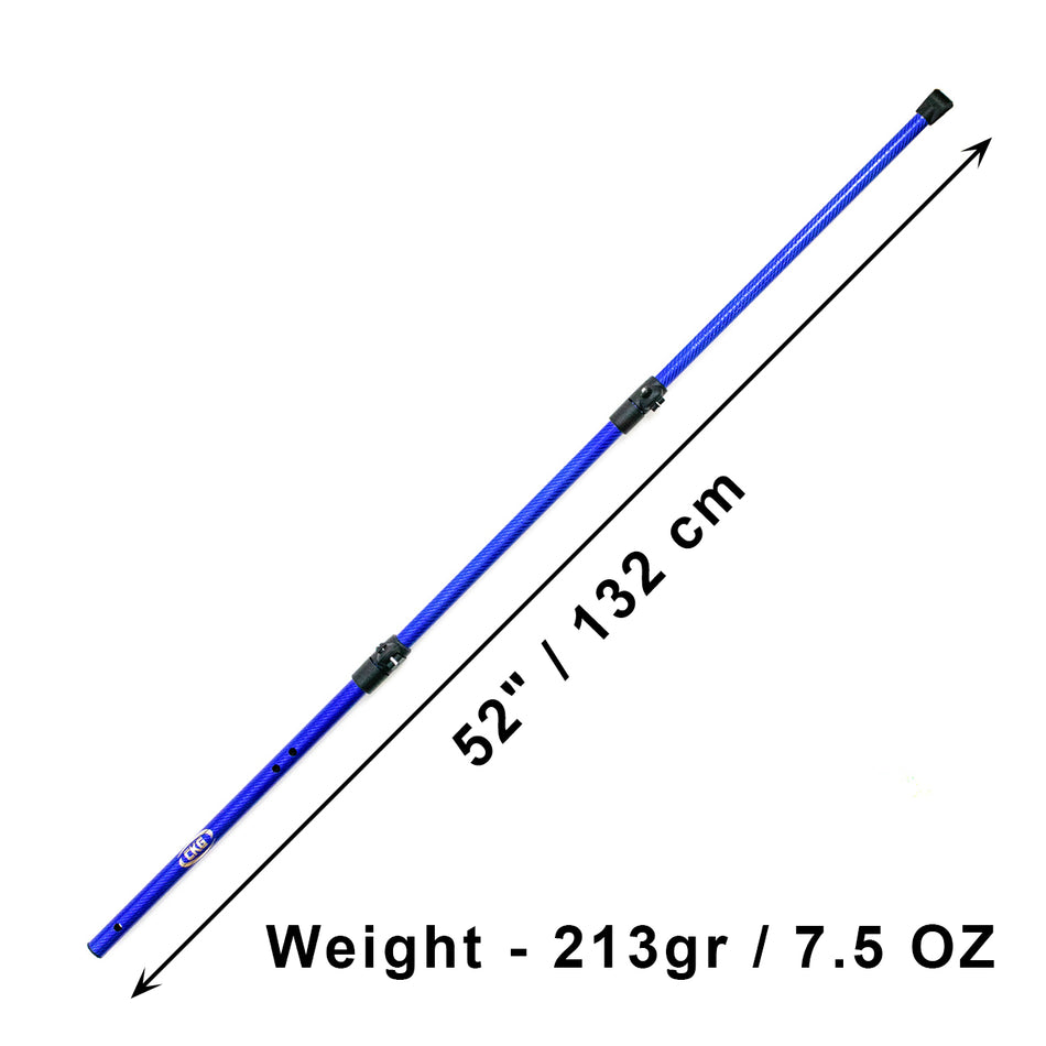 CKG Telescopic Carbon Shaft for Minelab Equinox Metal Detector Blue