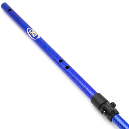 CKG Telescopic Carbon Shaft for Minelab Equinox Metal Detector Blue
